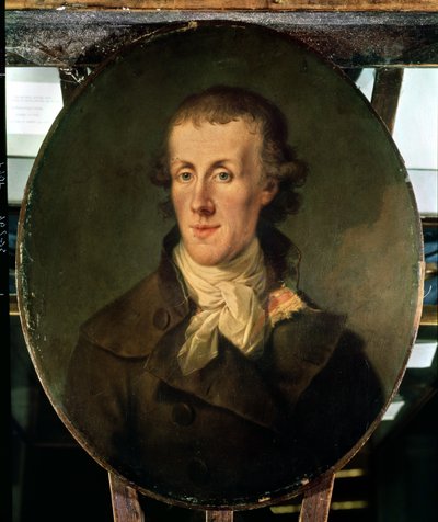 Retrato de Jacques Pierre Brissot (1754-93) de French School